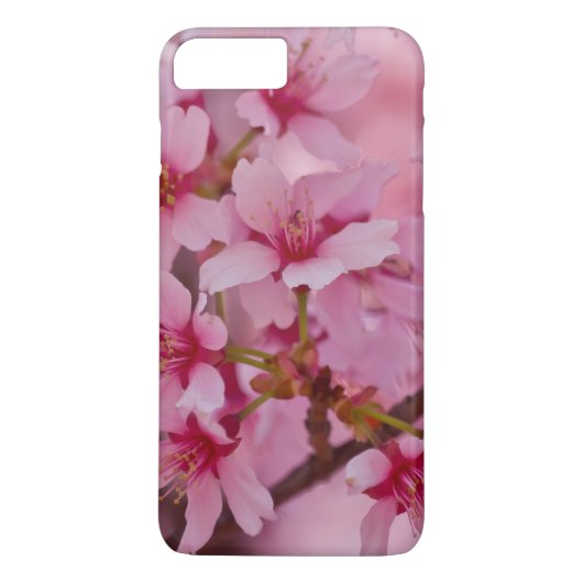 ピンクのさくらんぼに日本の染まる Case-Mate iPhoneケース (裏面)