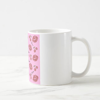 ピンクのさくらんぼのキス ロカビリー RAB コーヒーマグカップ