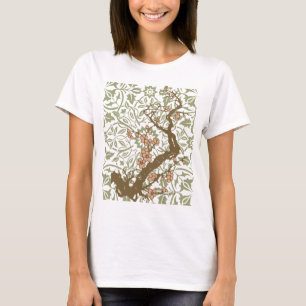 ピンクのさくらんぼの枝 Tシャツ