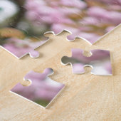 ピンクのさくらんぼの花々の木Islington London UK ジグソーパズル (側面)