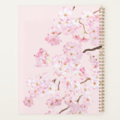ピンクのさくらんぼの花の手絵を描 プランナー手帳 (裏面)