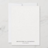 ピンクのさくらんぼフローラロマンチック結婚な 招待状 (裏面)