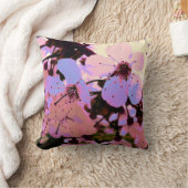 ピンクのさくらんぼブロッサムバイアリー調理師 クッション (ブランケット)