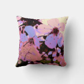 ピンクのさくらんぼブロッサムバイアリー調理師 クッション (裏面)