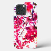 ピンクのさくらんぼ咲く花の木 Case-Mate iPhoneケース (裏面)