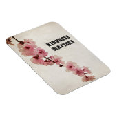 ピンクのさくらんぼ花の優しさ マグネット (右側)