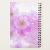 ピンクのさくらんぼ花の写真 プランナー手帳 (裏面)