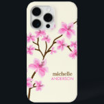 ピンクのさくらんぼ花の木 iPhone 15 PRO MAXケース<br><div class="desc">ピンクのさくらんぼの花</div>