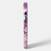 ピンクのさくらんぼ花ラベンダーiPhone / iPadケース Case-Mate iPhoneケース (裏面 / 左)