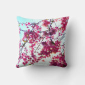 ピンクのさくらんぼ クッション (裏面)