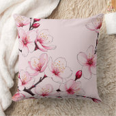 ピンクのさくらんぼ クッション (ブランケット)