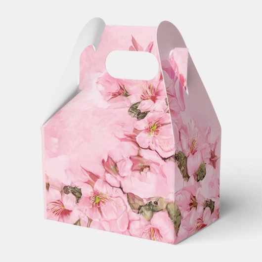 ピンクのさくらんぼ フェイバーボックス (裏面サイド)