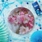 ピンクのさくらんぼ ペーパープレート (パーティー)