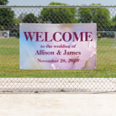 ピンクのさくらんぼ 横断幕 (インサイチュ)