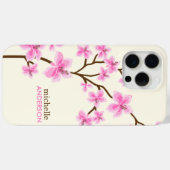 ピンクのさくらんぼ Case-Mate iPhoneケース (裏面 (横))