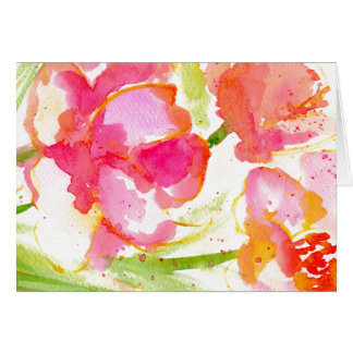 ピンクのしぶき