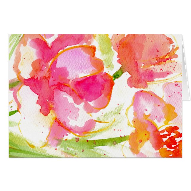 ピンクのしぶき (正面横)