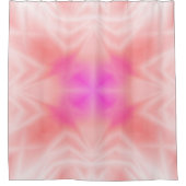 ピンクのしぶき シャワーカーテン (正面)