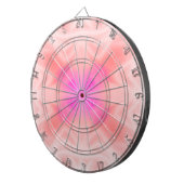 ピンクのしぶき ダーツボード (正面右)