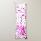 ピンクのしぶき ボディピロー (裏面 (縦))