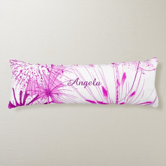 ピンクのしぶき ボディピロー (正面)