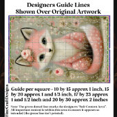 ピンクのしゃれたシックなキツネと花DL2Lデコページ 薄葉紙