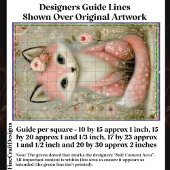 ピンクのしゃれたシックなキツネと花DL2Rデコページ 薄葉紙