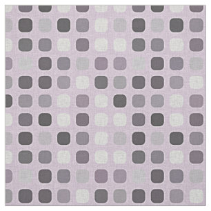ピンクのすみれ色の紫色の正方形の芸術パターン ファブリック