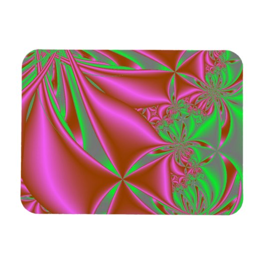 ピンクのたこ（緑） マグネット (横)