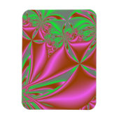 ピンクのたこ（緑） マグネット (縦)