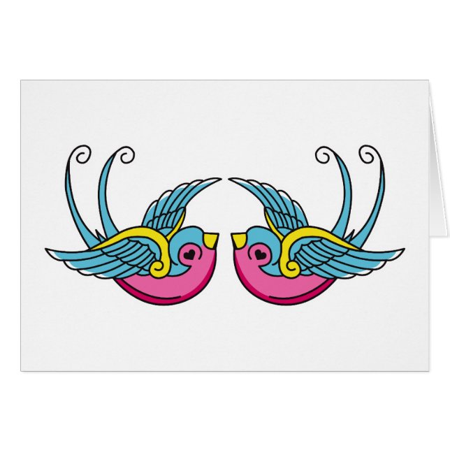 ピンクのつばめ (正面横)