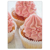 ピンクのつや消し クリップボード (裏面)