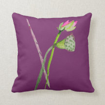 ピンクのはすの花の禅僧の芸術