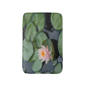 ピンクのはすの花 バスマット (正面縦)
