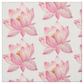 ピンクのはすの花 ファブリック (見本)
