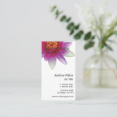 ピンクのはす平和 名刺 (スタンド正面)