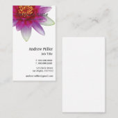 ピンクのはす平和 名刺 (正面/裏面)