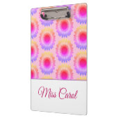 ピンクのひまわりクリップボード クリップボード (左)