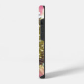 ピンクのひまわり iPhoneケース (左側面)