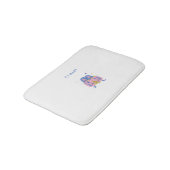 ピンクのふたご座、星座、サイン柄プリント バスマット (アングル)