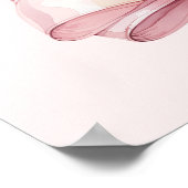 ピンクのほっぺの弓 初の聖体拝領 おめでとう ポスター (角)