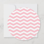 ピンクのまわりに色のブライダルシャワーの招待状 招待状 (裏面)