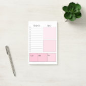 ピンクのやることリスト Post-it® ノート ポストイット (オフィス)