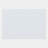 ピンクのアイスクリームと花ギフトラッピング紙 ラッピングペーパーシート (正面3)