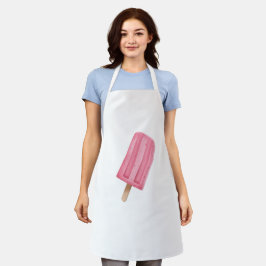 ピンクのアイスクリーム エプロン