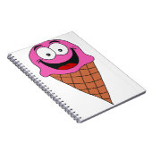 ピンクのアイスクリーム ノートブック (右側)