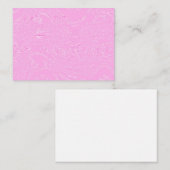 ピンクのアイスノートカード ノートカード (正面/裏面)