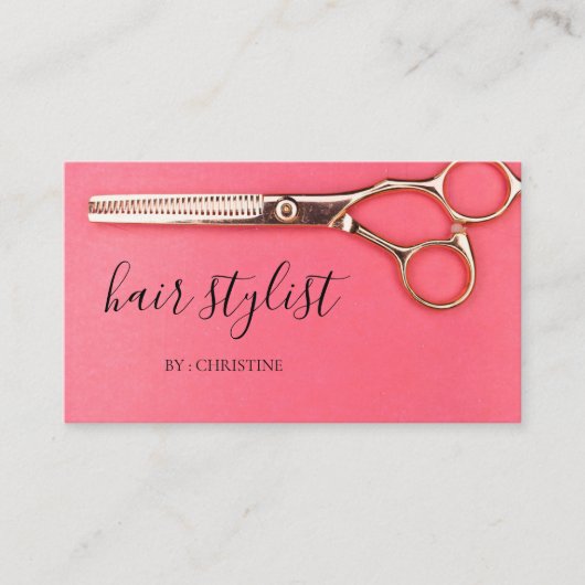 ピンクのアイデンテ輝くィースタイル。 名刺 (正面)