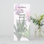 ピンクのアイリス二羽 プログラム (スタンド正面)