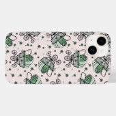 ピンクのアイルランドヴィンテージベビーの母親行く Case-Mate iPhoneケース (裏面 (横))